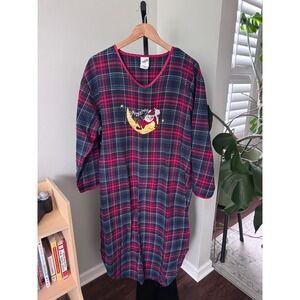 Looney‎ Tunes Vintage 90s Sleep Shirt Tazmanian Devil 1990s